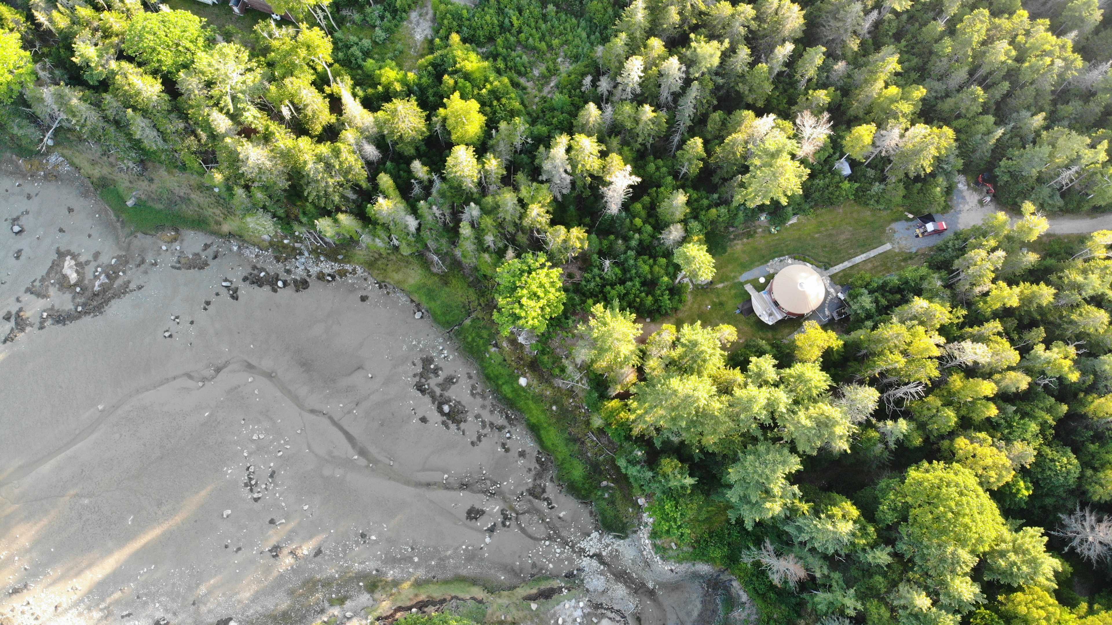 eagle's view from above the site