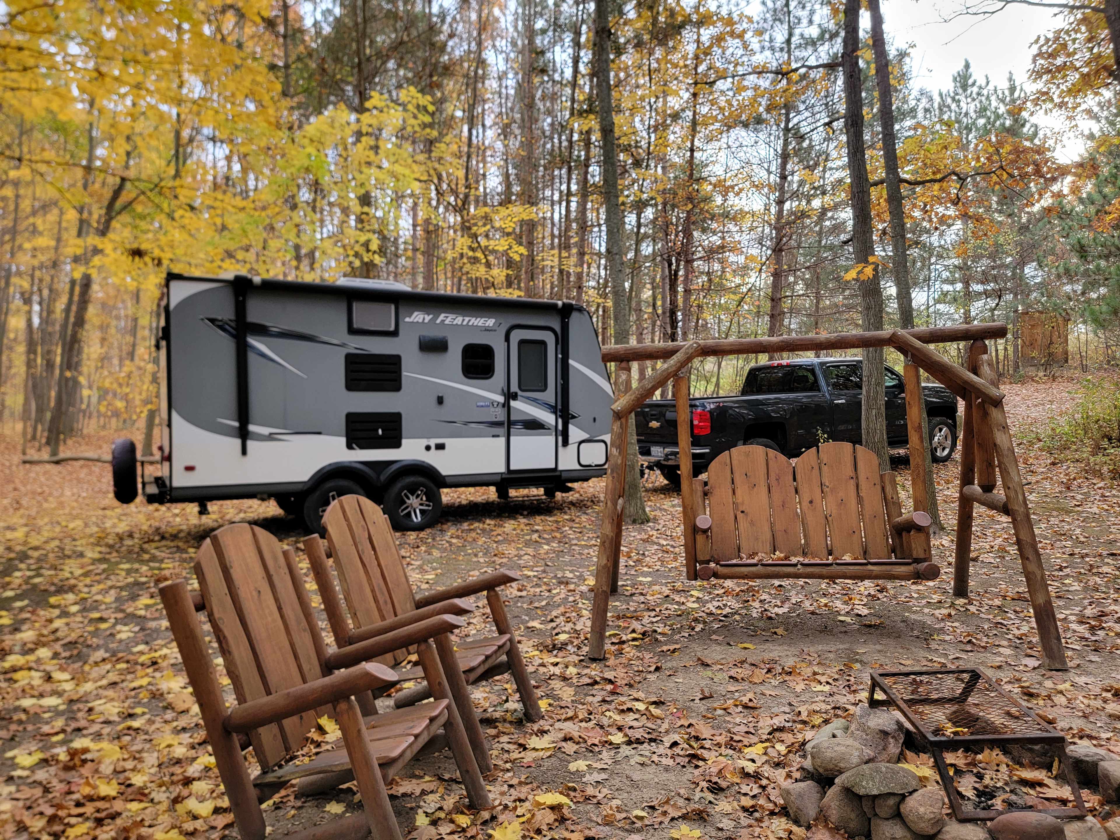 20ft Jayco Hybrid fit with ease.