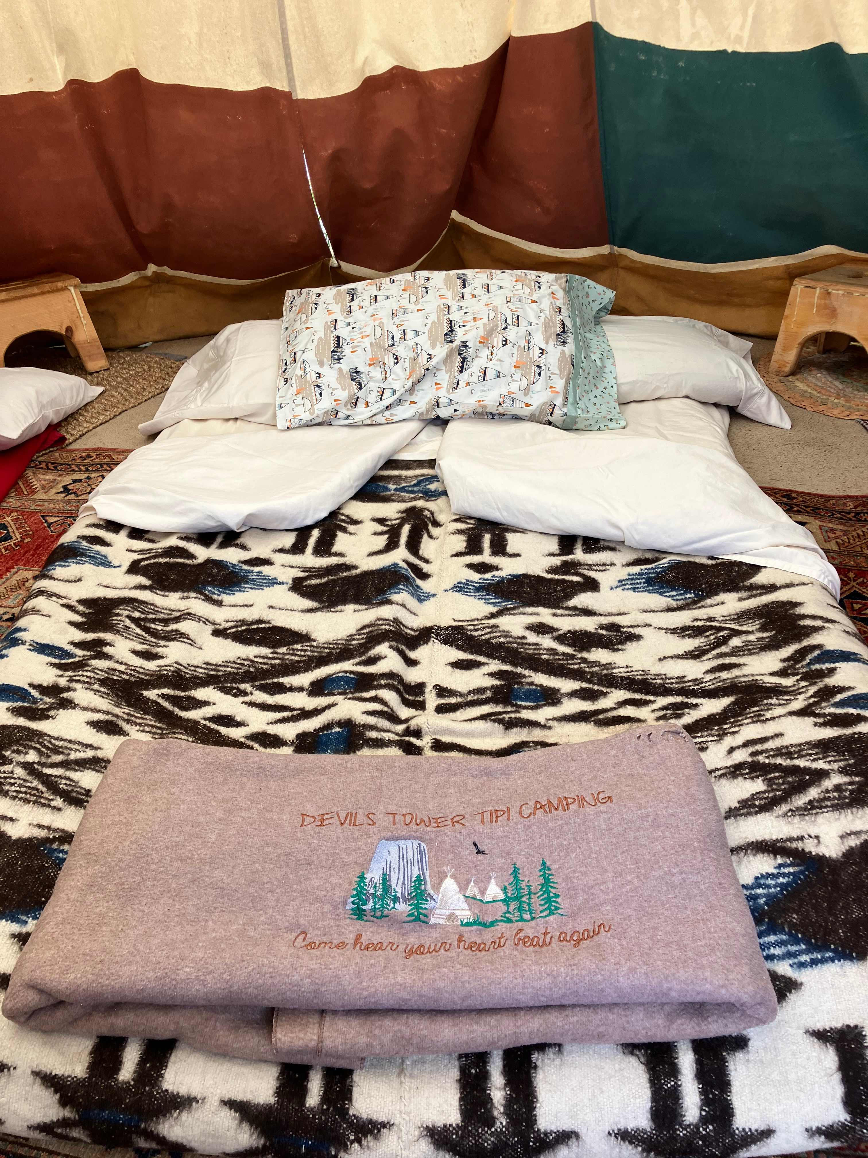 Devils Tower Tipi Camping
