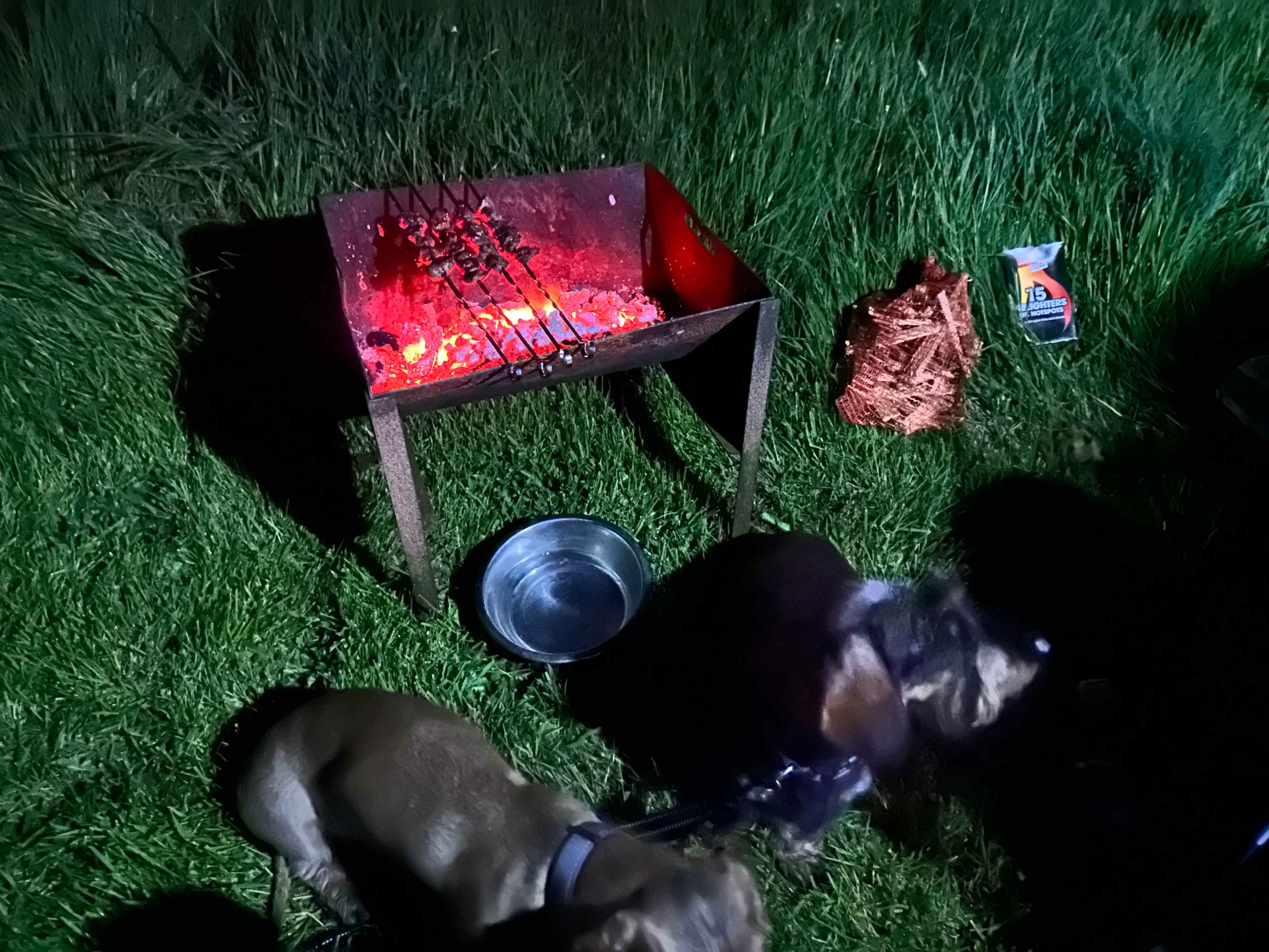 Cooking on the campfire!