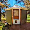 Couples Yurt in the Private Orchard