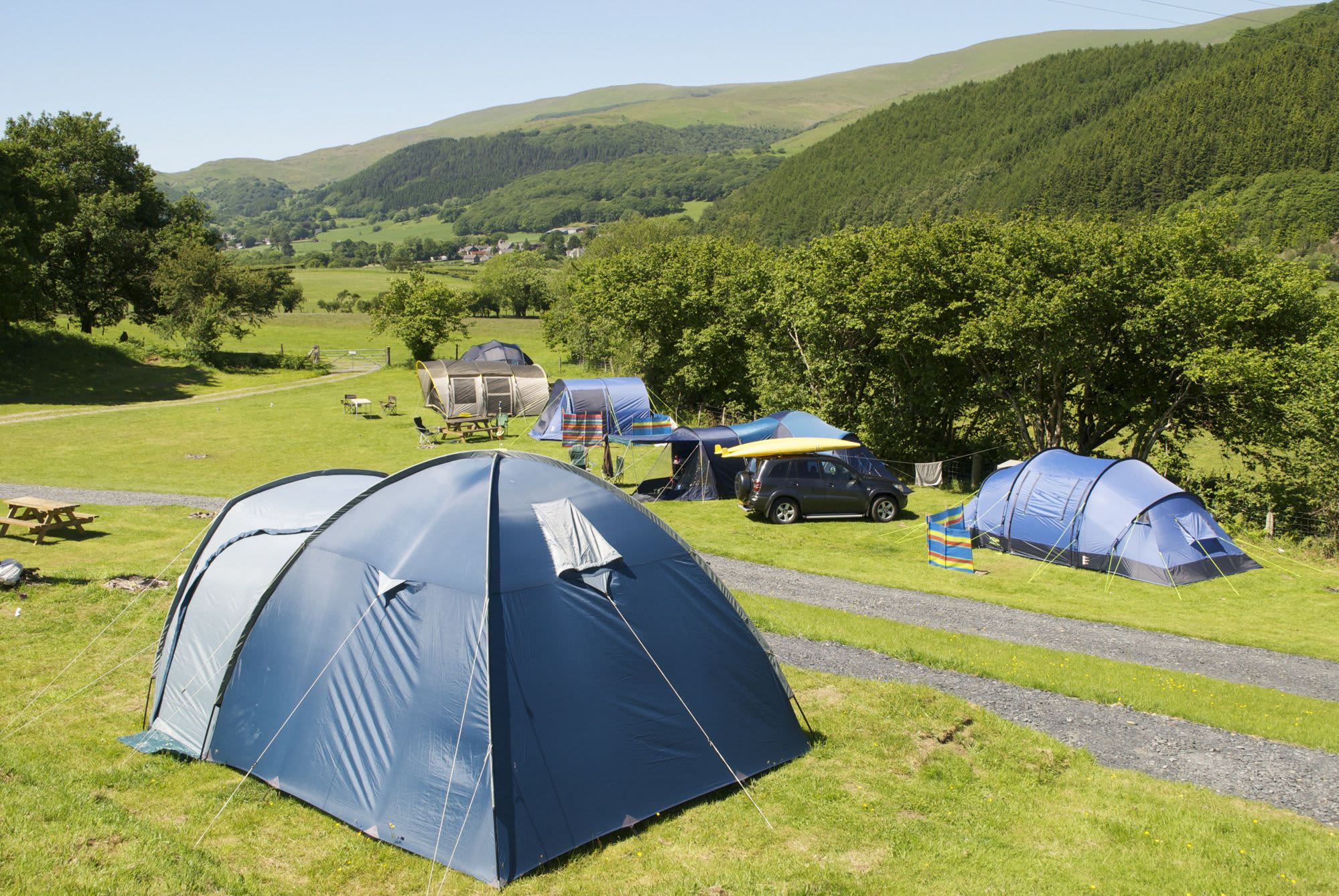 Leave it to your kids’ imagination when it comes to this mid-Wales campsite on the edge of Snowdonia National Park. Rocky outcrops and magical valleys. It’s a proper fairytale of a site.