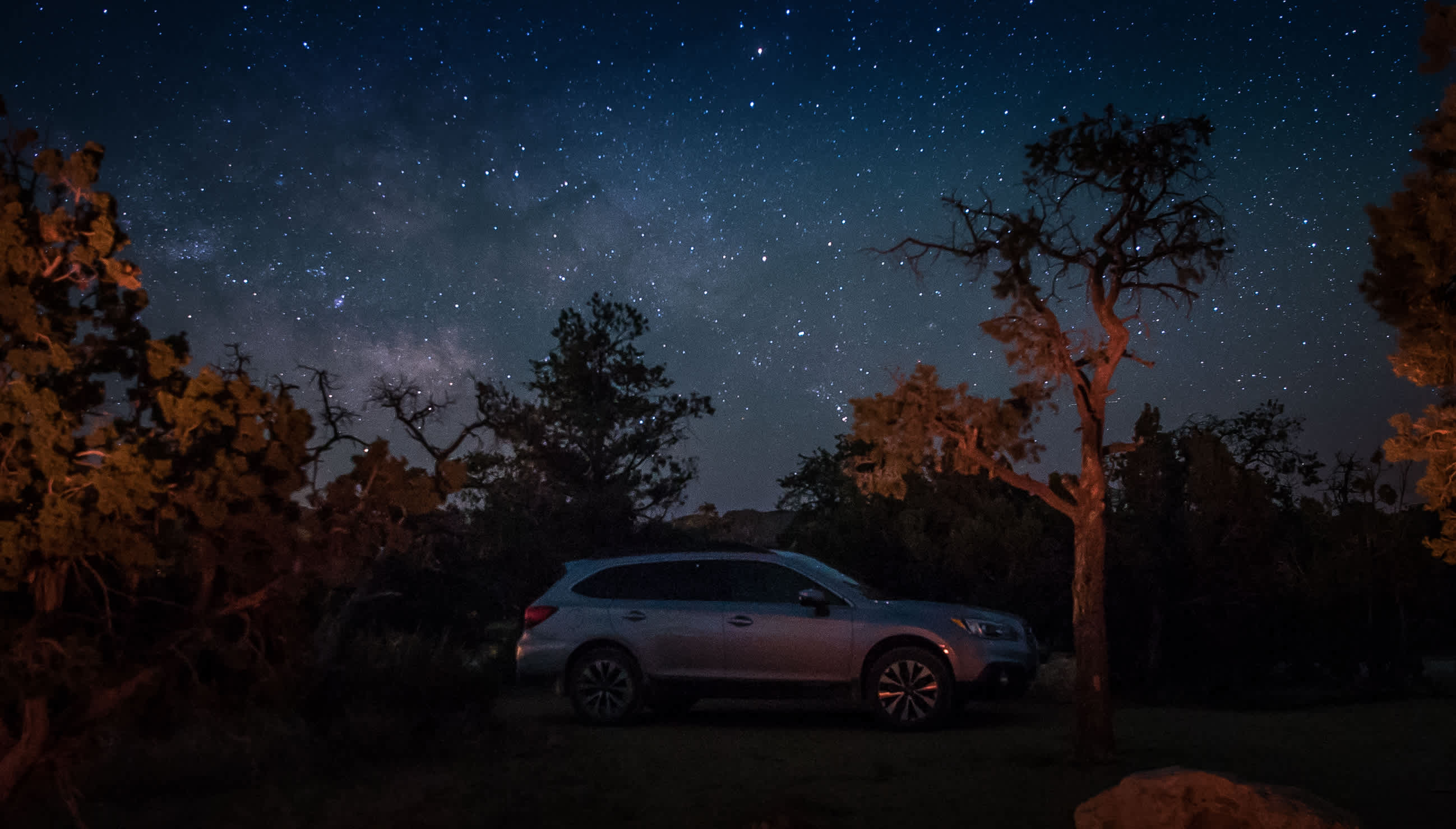 At Mid Hills we were able to see the Milky Way!